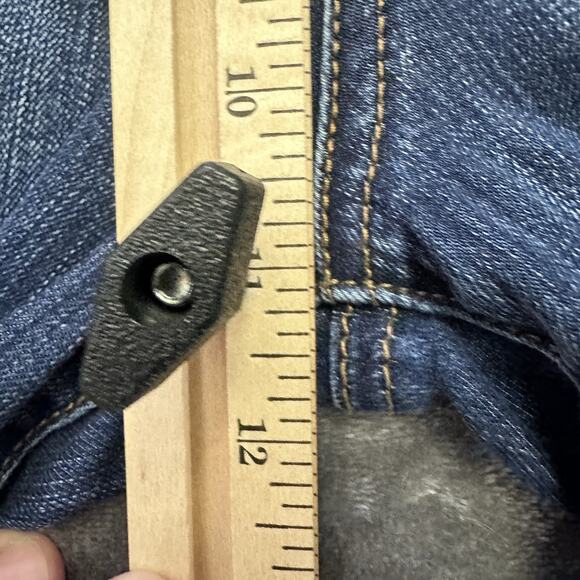 Kut From The Kloth Jeans Women’s 10 Blue Regular Straight Denim Raw Hem Pants - Picture 11 of 13